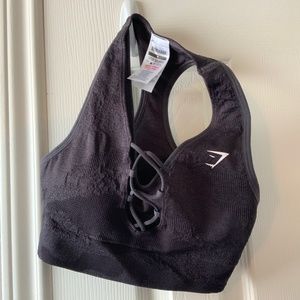 Gymshark black camo sports bra NEVER WORN